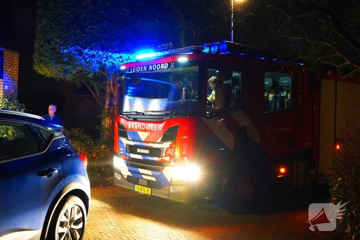 Brand in woning door omgevallen kaars