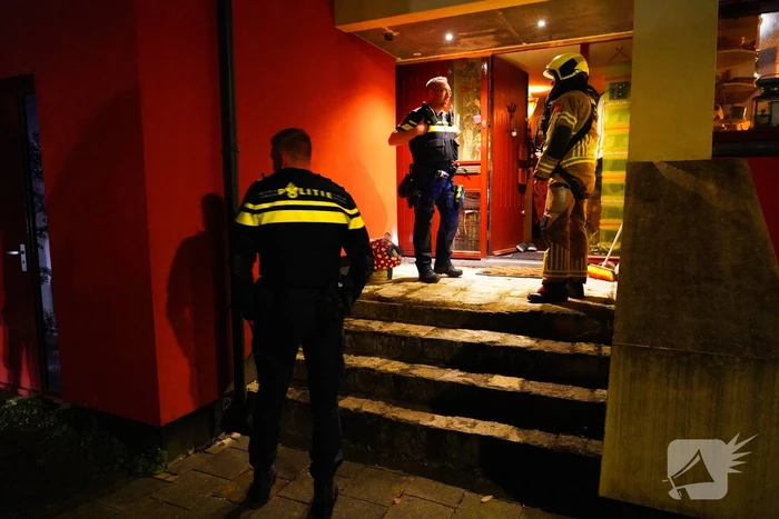 Brand in woning door omgevallen kaars