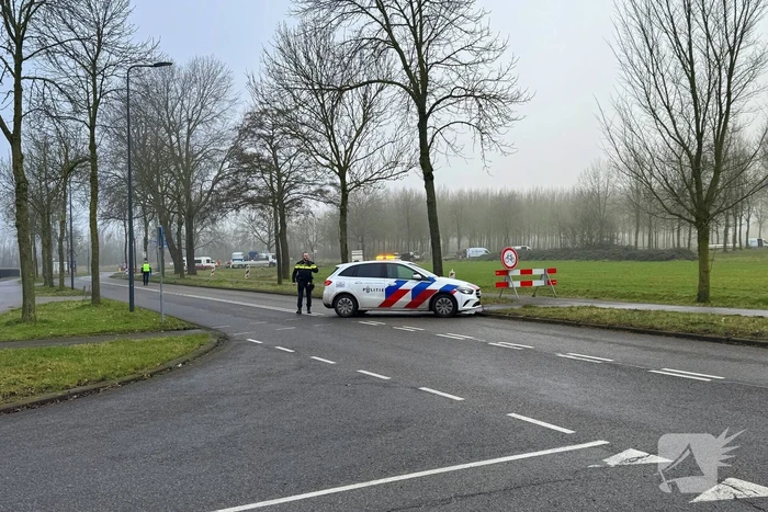 Gasleiding geraakt tijdens werkzaamheden