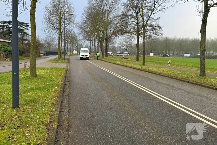 Gasleiding geraakt tijdens werkzaamheden