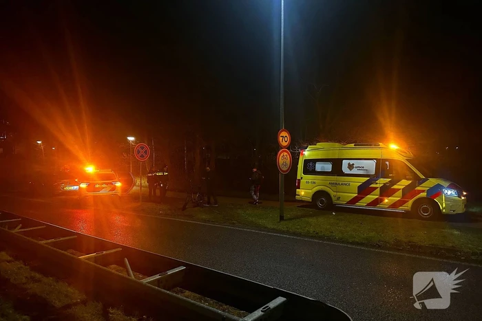 Botsing tussen auto en fatbike