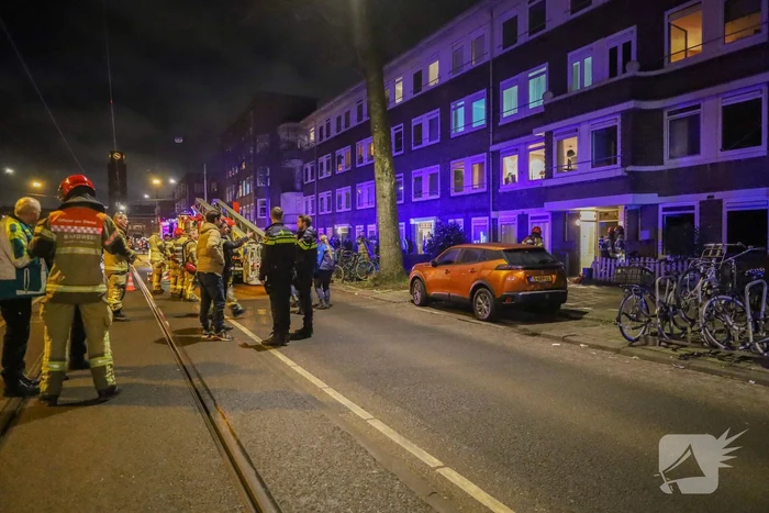 Grote brand in woning