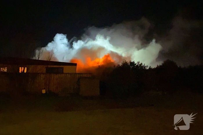 Chalet op camping compleet verwoest door brand