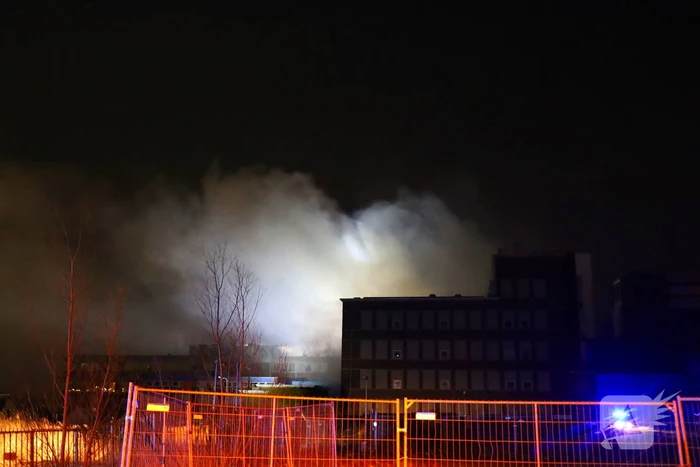 Grote brand in leegstaand pand
