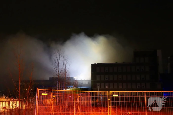 Grote brand in leegstaand pand