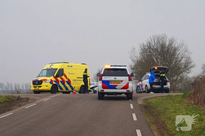 Flinke schade na ongeval op kruising
