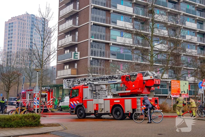Brand in flatgebouw