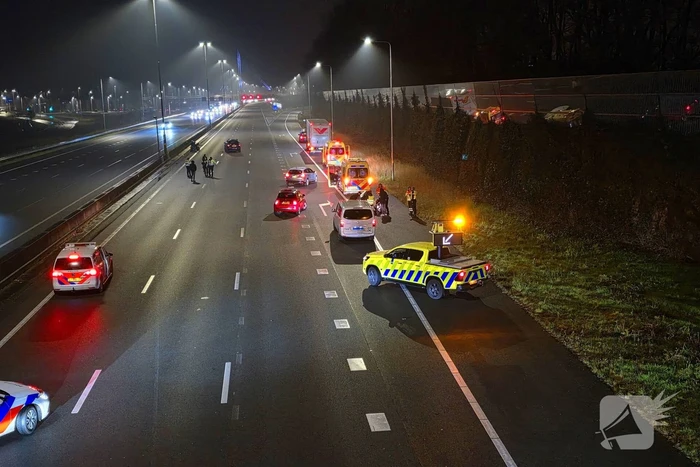 Persoon gewond op snelweg na ongeval