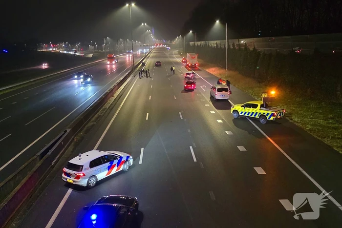 Persoon gewond op snelweg na ongeval