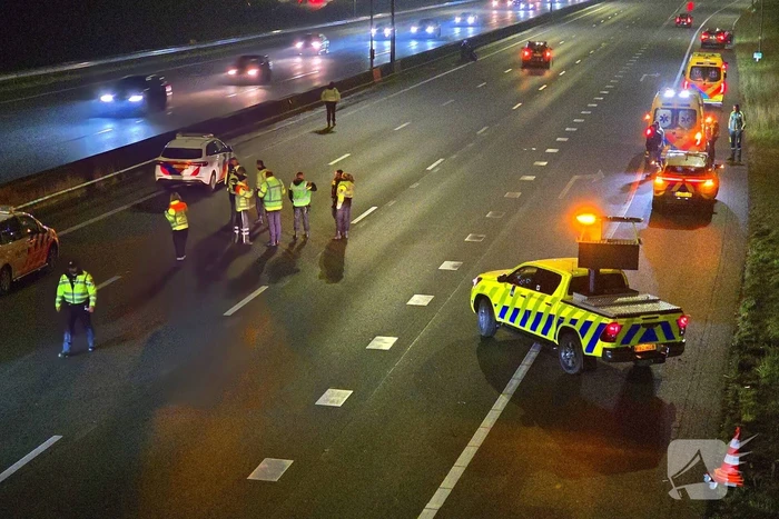 Persoon gewond op snelweg na ongeval