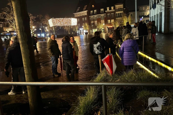 Demonstratie tegen komst asielzoekerscentrum