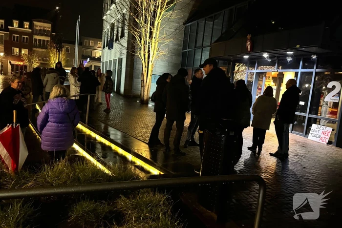 Demonstratie tegen komst asielzoekerscentrum