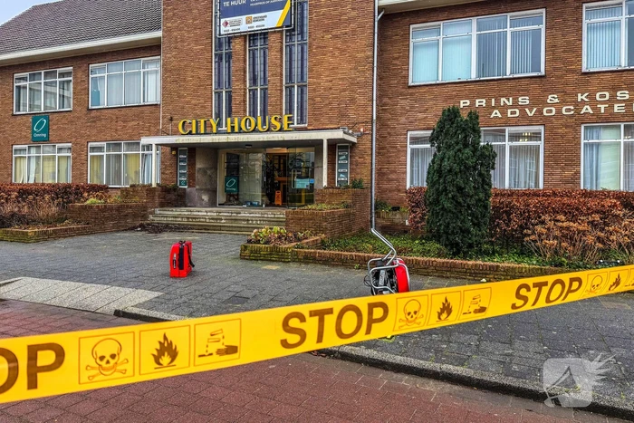Gaslek in CityHouse, brandweer zet gebied af
