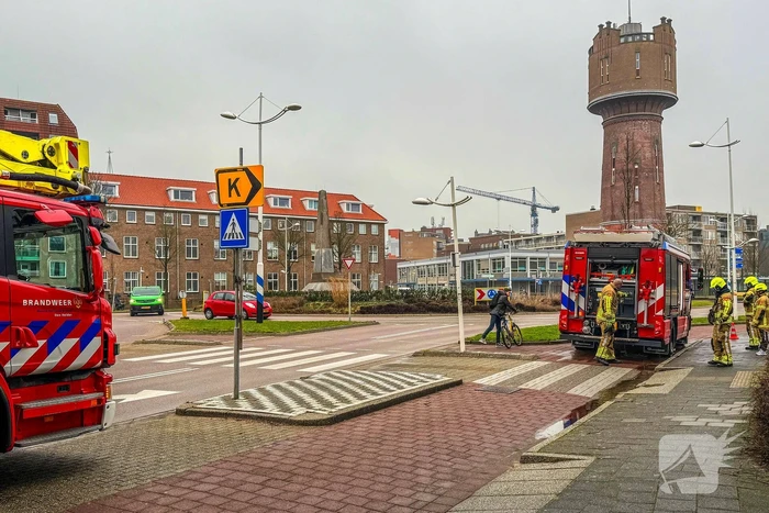 Gaslek in CityHouse, brandweer zet gebied af