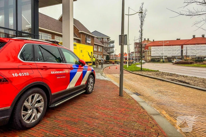 Gaslek in CityHouse, brandweer zet gebied af