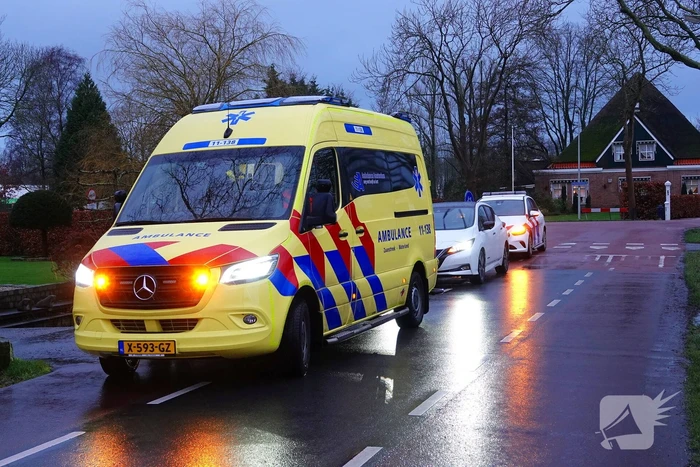 Aanrijding na glijpartij