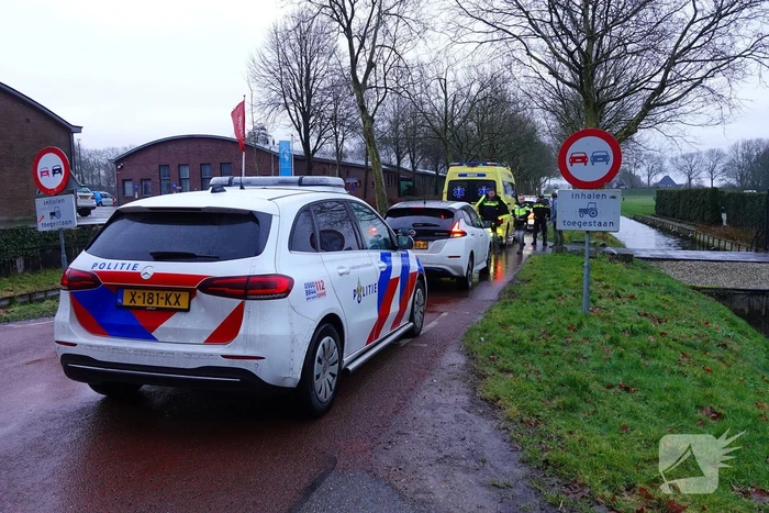 Aanrijding na glijpartij