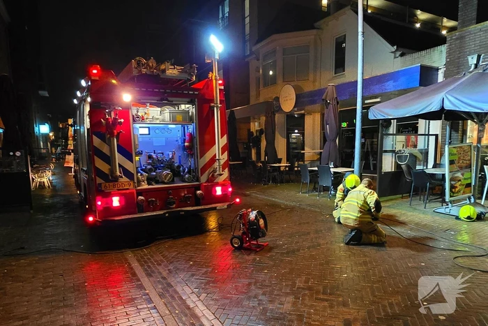 Brandweer ingezet voor brand in eetcafe