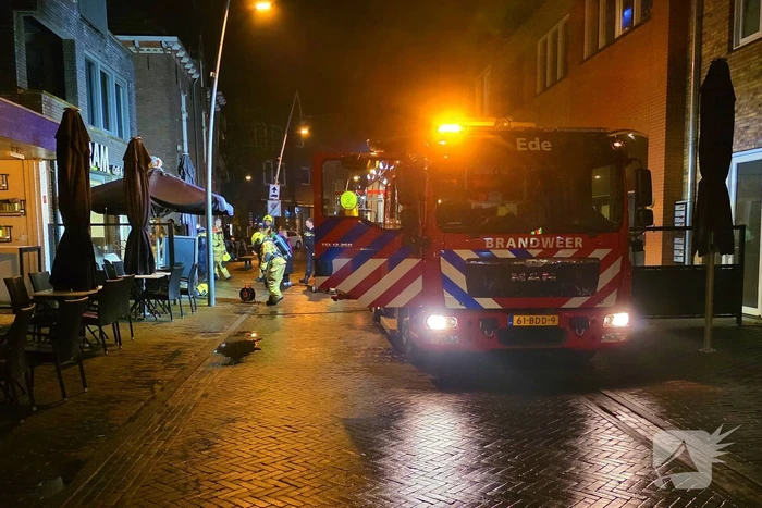 Brandweer ingezet voor brand in eetcafe