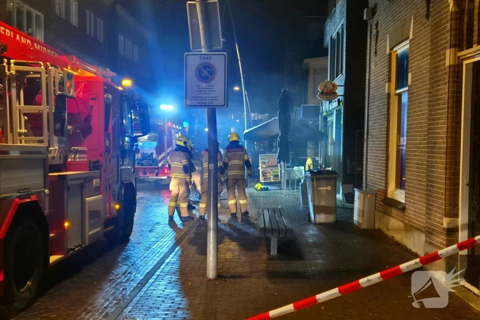 Brandweer ingezet voor brand in eetcafe