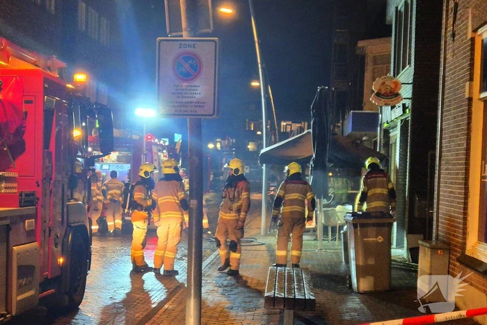 Brandweer ingezet voor brand in eetcafe