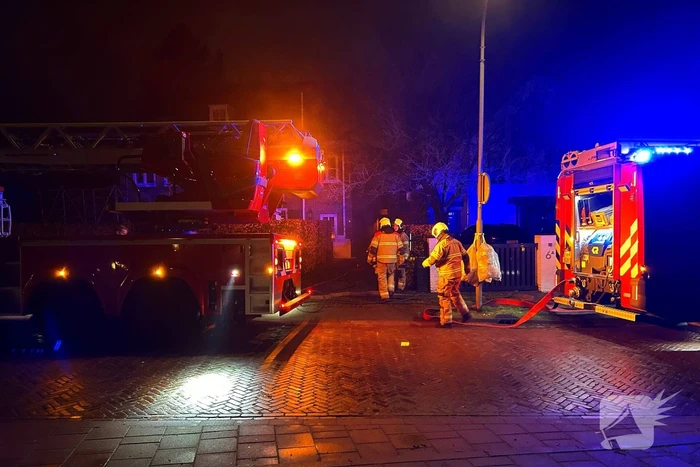 Veel rook bij brand in woning