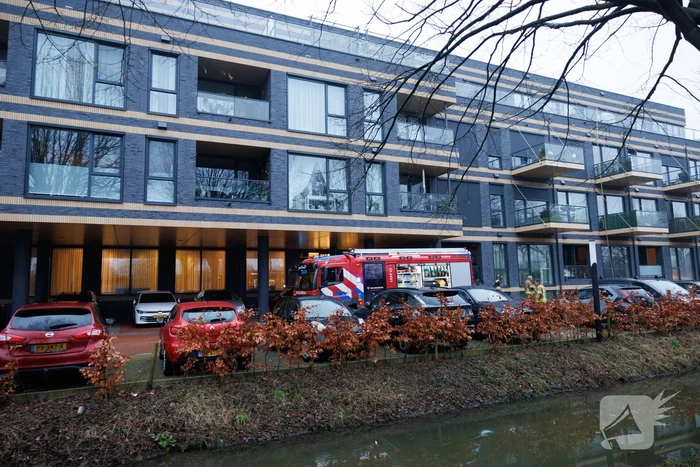 Flinke rook ontwikkeling bij grote brand in appartement