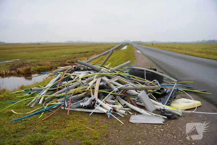 Opnieuw illegale afvaldumpingen in buitengebied