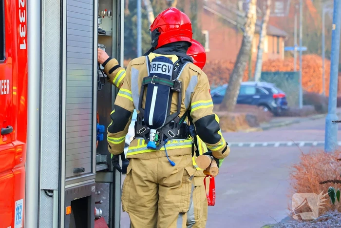 Gasleiding geraakt bij rioleringswerkzaamheden