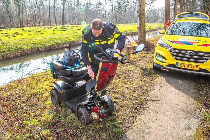 Bestuurder scootmobiel gewond na eenzijdig ongeval