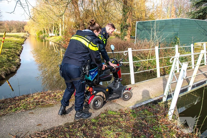 Bestuurder scootmobiel gewond na eenzijdig ongeval