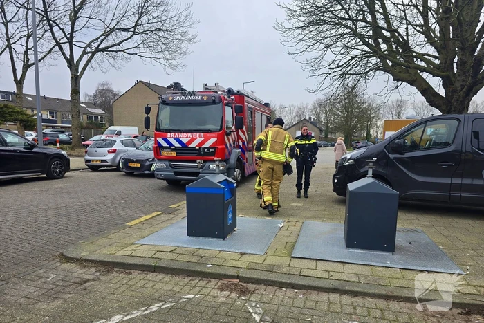 Rook in pand door slijpwerkzaamheden