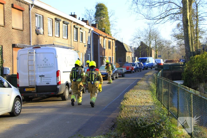 Gasleiding geraakt bij werkzaamheden in woning