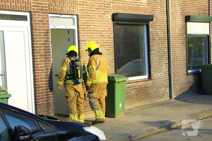 Gasleiding geraakt bij werkzaamheden in woning
