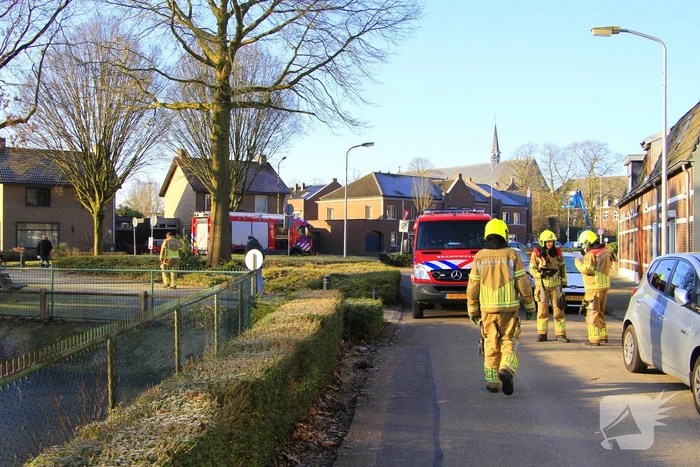 Gasleiding geraakt bij werkzaamheden in woning