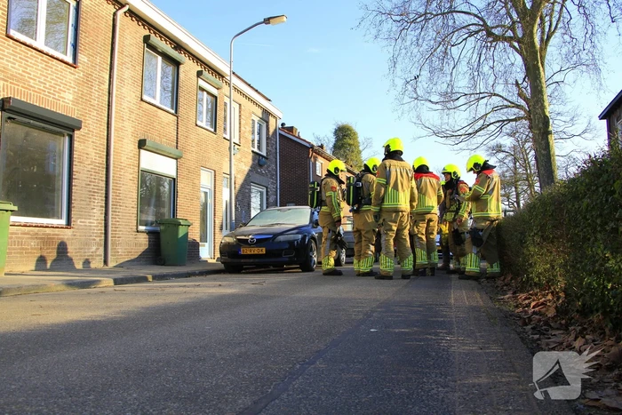 Gasleiding geraakt bij werkzaamheden in woning