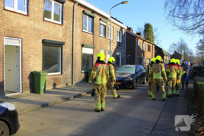 Gasleiding geraakt bij werkzaamheden in woning