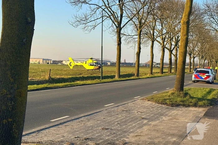 Ernstig ongeval met motorrijder