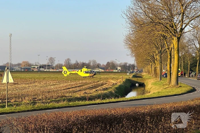 Ernstig ongeval met motorrijder