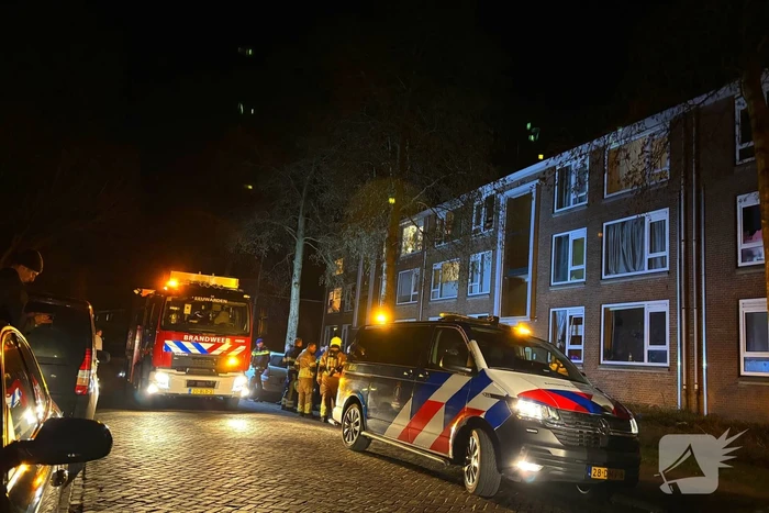 Brandweer ingezet voor brand in een appartementencomplex