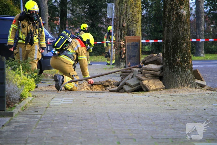 Werkzaamheden leiden tot gaslek