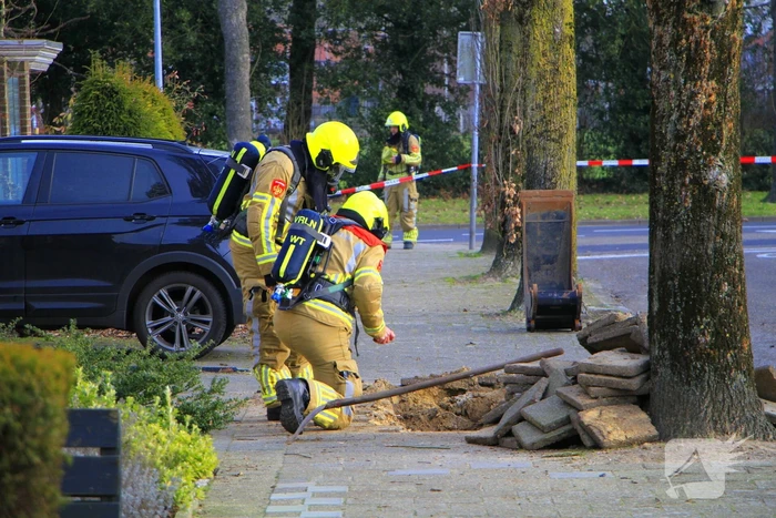 Werkzaamheden leiden tot gaslek
