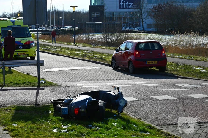 Scooterbestuurder gewond bij ongeluk