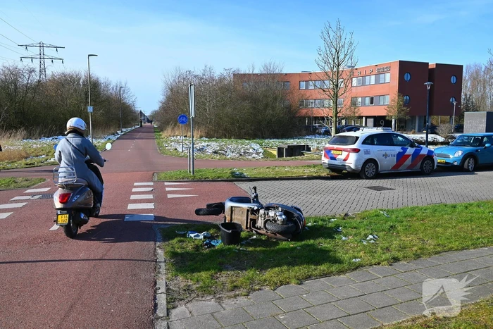 Scooterbestuurder gewond bij ongeluk