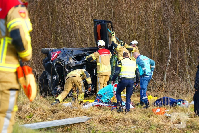 Twee zwaargewonden na ongeval