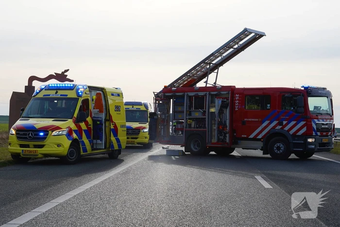 Twee zwaargewonden na ongeval
