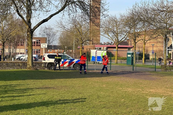 Traumateam assisteert bij medische noodsituatie