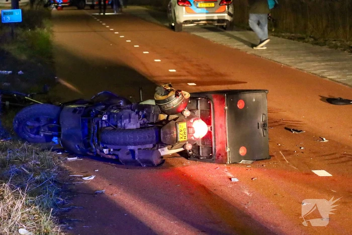 Meerdere gewonden bij aanrijding tussen fietser en scooterrijder