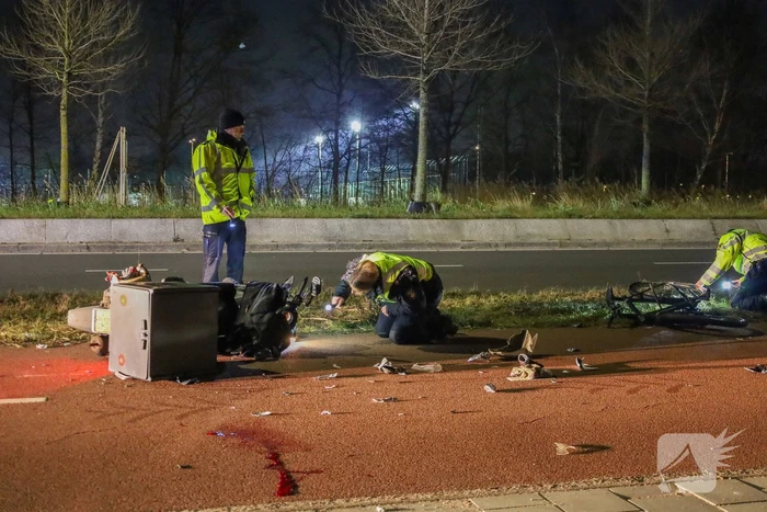 Meerdere gewonden bij aanrijding tussen fietser en scooterrijder