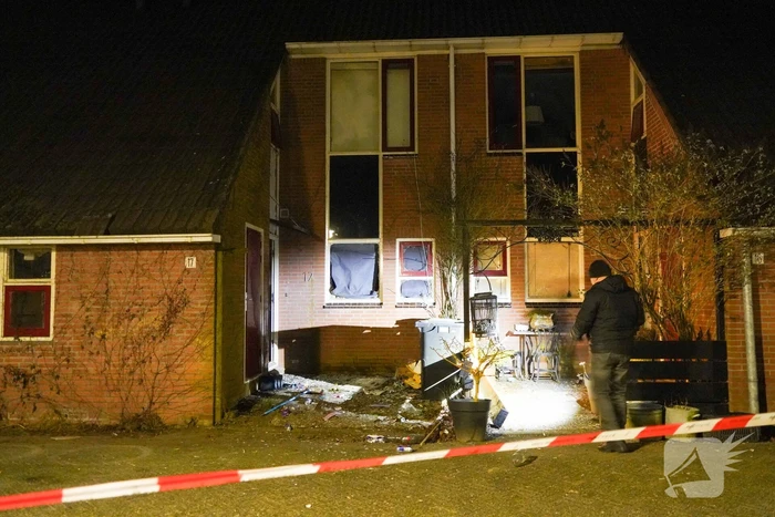 Veel schade aan woning door explosie